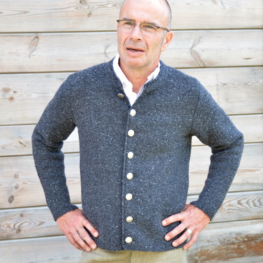Original bayerischer Janker aus irischer TweedWolle THE WOLLPULLOVER