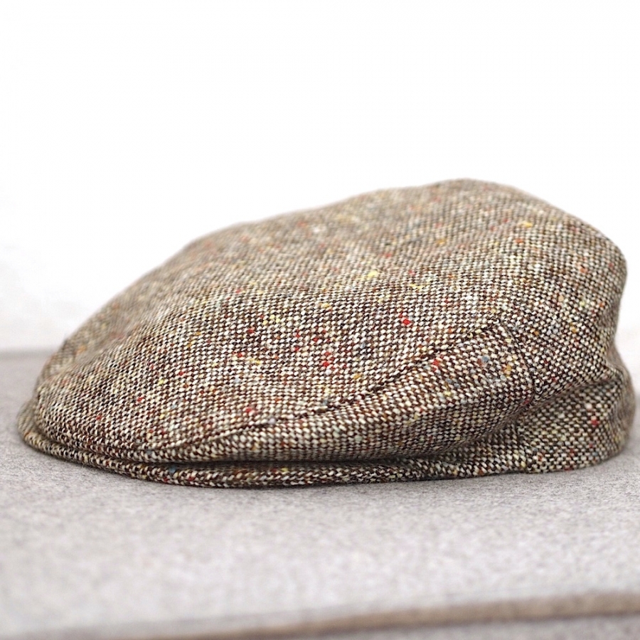 Original irische Tweed Mütze NEW LAHINCH von der Weberei JOHN HANLY & Co.