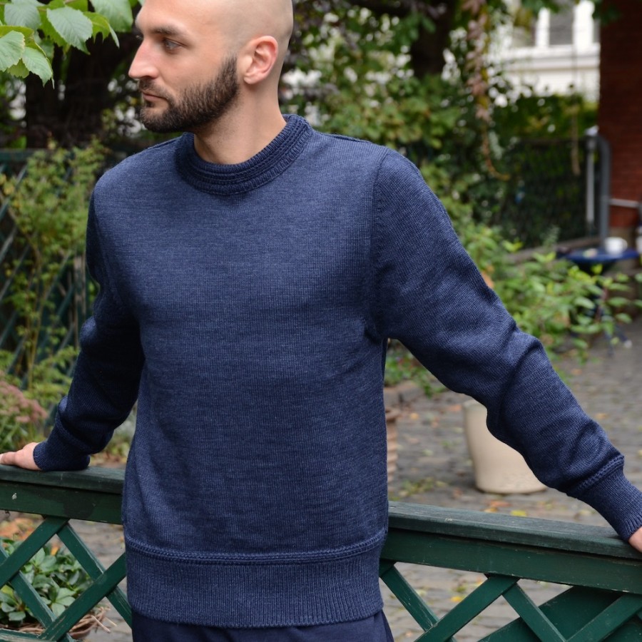 Stilvoller Seemanns-Wollpullover von HANSEN Garments aus Kopenhagen.