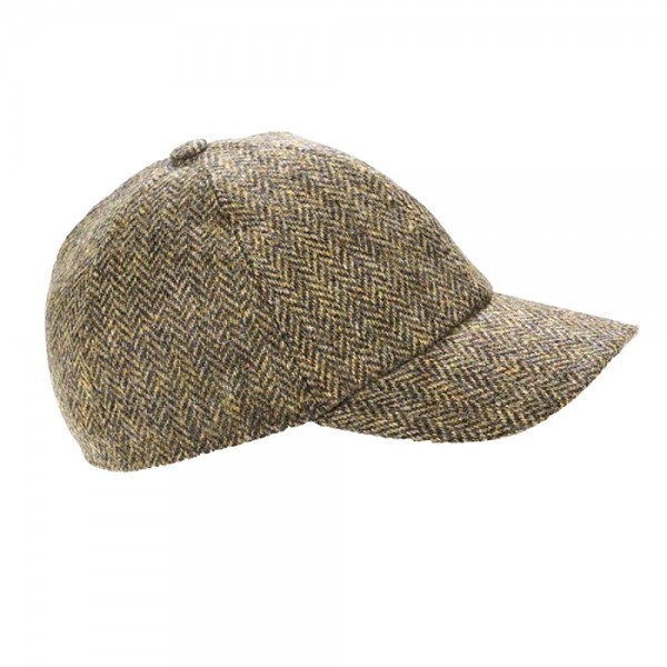 Original irische Baseball-Tweed Cap mit einklappbaren Ohrenschützern.