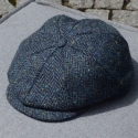Irische Tweed Mütze SEA 8P von der Weberei JOHN HANLY &