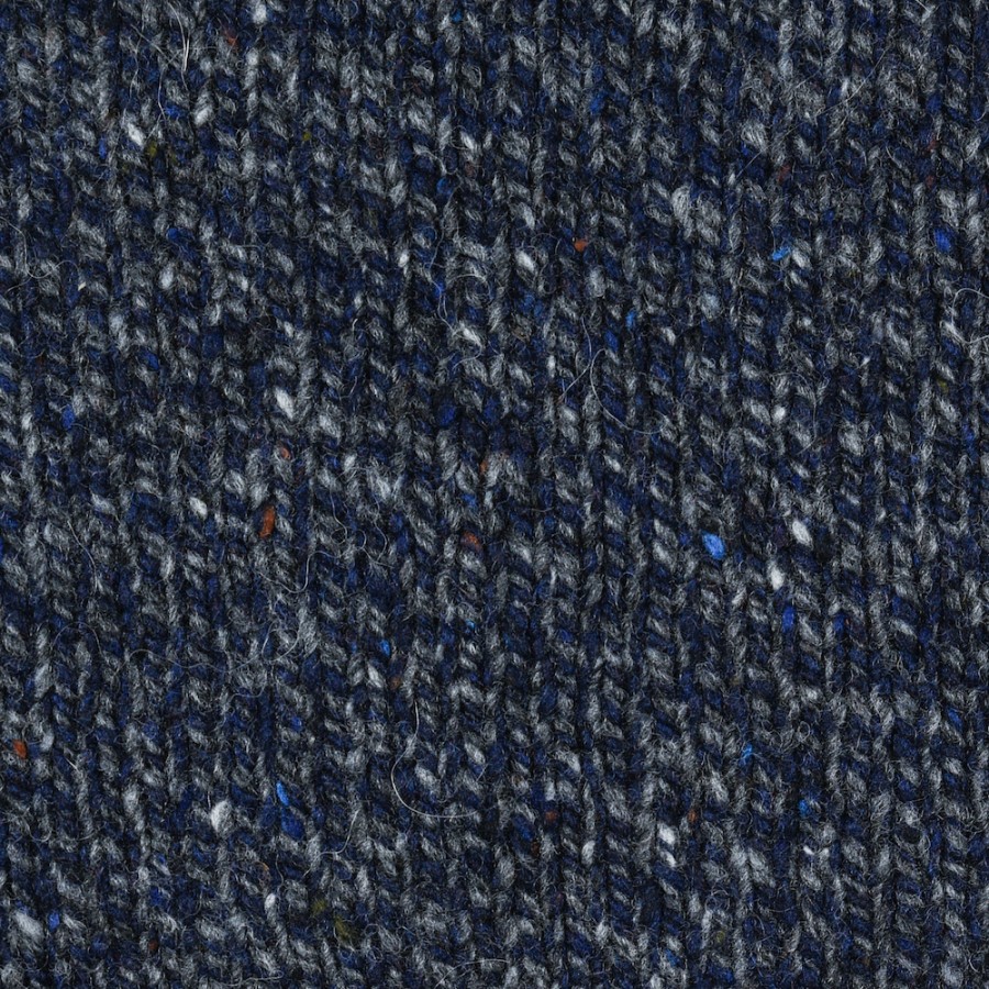 Donegal Tweed Farbe Navy Slate
