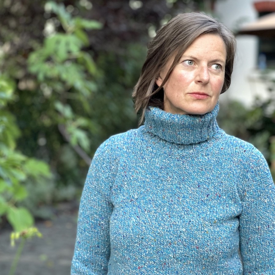 Rollkragenpullover aus weichem Donegal Tweed von Fisherman out of Ireland.