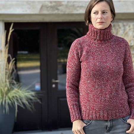 Rollkragenpullover aus weichem Donegal Tweed von Fisherman out of Ireland.