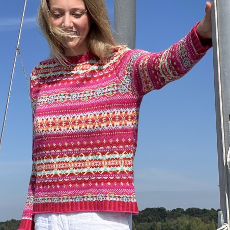 Eribé Shetland-Wollpullover aus superweicher Schurwolle zum Wohlfühlen und Gutaussehen.