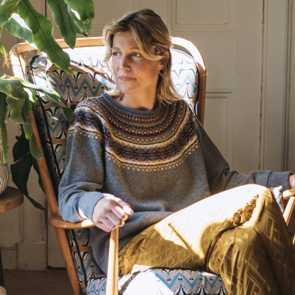 Alpine Breeze Sweater von Eribé Knitwear, Farbe Hawthorne