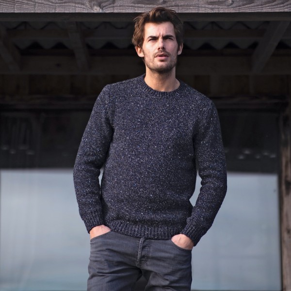 Donegal Wollpullover von Fisherman out of Ireland. Mulesing Free, Made in Ireland.