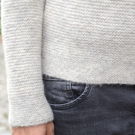 Sehr leichter und eleganter Damen-Pullover aus Baby-Alpaka von Fisherman out of Ireland