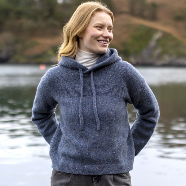 Merino-Kaschmir Hoodie von Fisherman out of Ireland