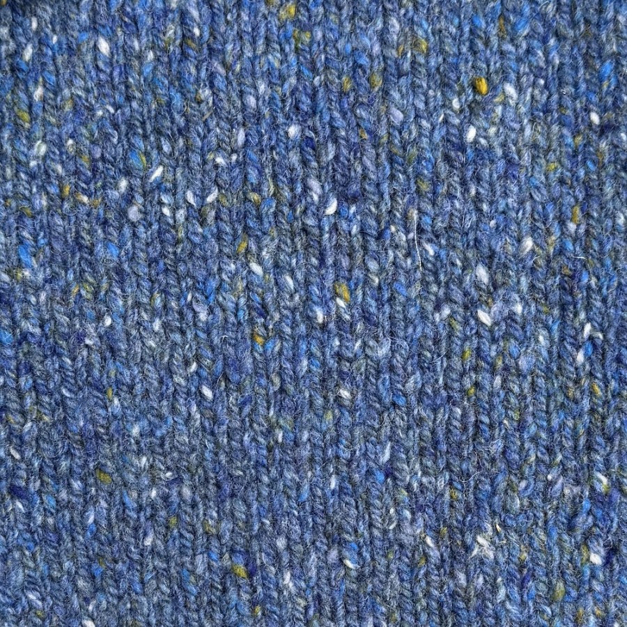 Donegal Tweed Farbe DENIM