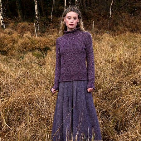 Irischer Donegal Pullover mit Turtleneck von Fisherman out of Ireland