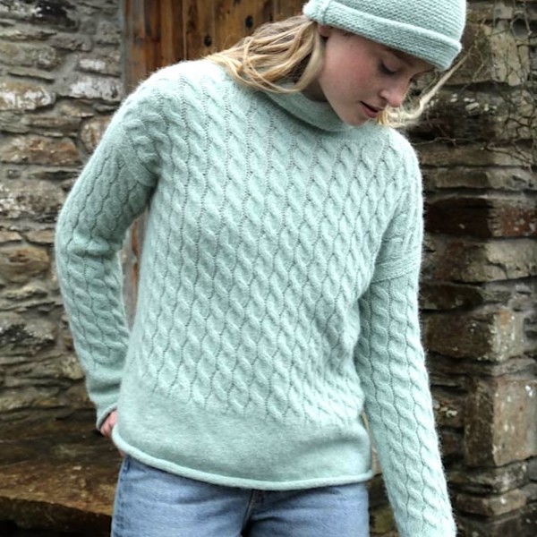 Ein fantastischer Alpaka-Pullover von FISHERMAN out of IRELAND