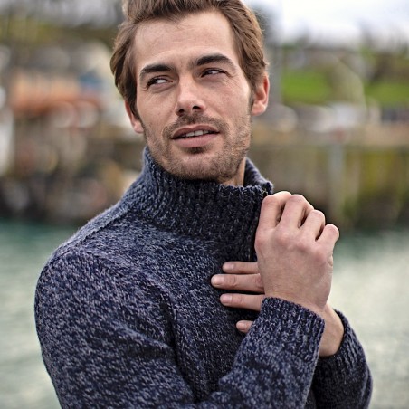 Melierter Merino-Kaschmir Pullover von FISHERMAN out of IRELAND