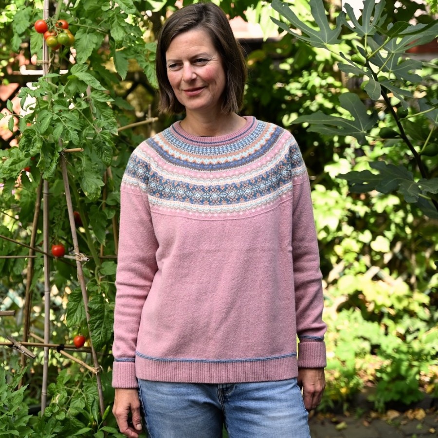 Eribe Knitwear - Alpine Breeze Sweater Vintage Pink