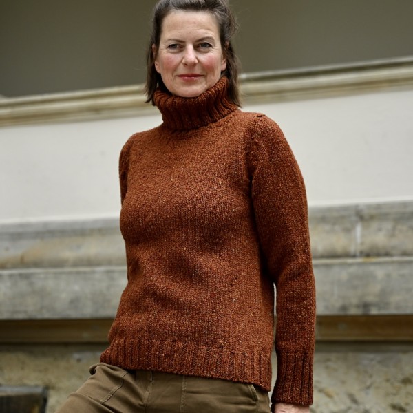 Rollkragenpullover aus weichem Donegal Tweed von Fisherman out of Ireland.