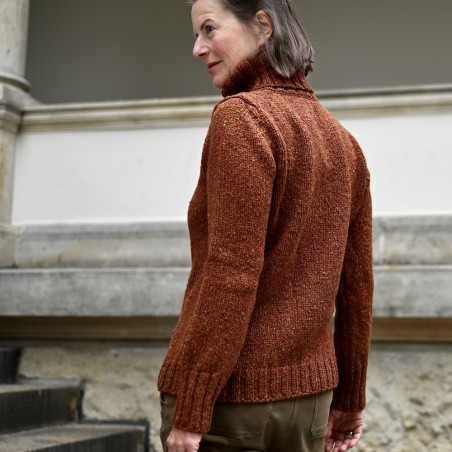 Rollkragenpullover aus weichem Donegal Tweed von Fisherman out of Ireland.