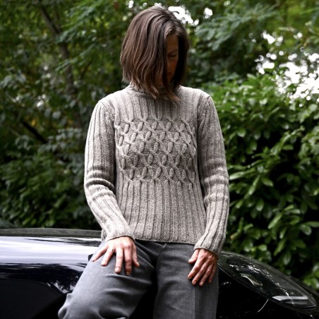 Aran Rollkragenpullover von Fisherman out of Ireland