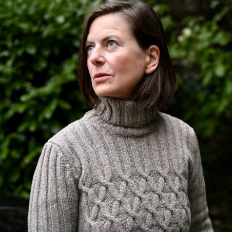 Aran Rollkragenpullover von Fisherman out of Ireland