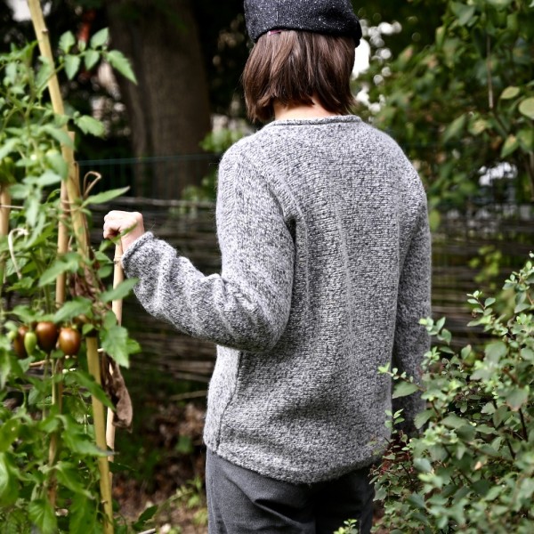 Donegal Tweed meets Alpaca - sehr weicher Rollbündchen Wollpullover von Fisherman