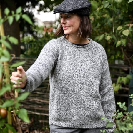 Donegal Tweed meets Alpaca - sehr weicher Rollbündchen Wollpullover von Fisherman