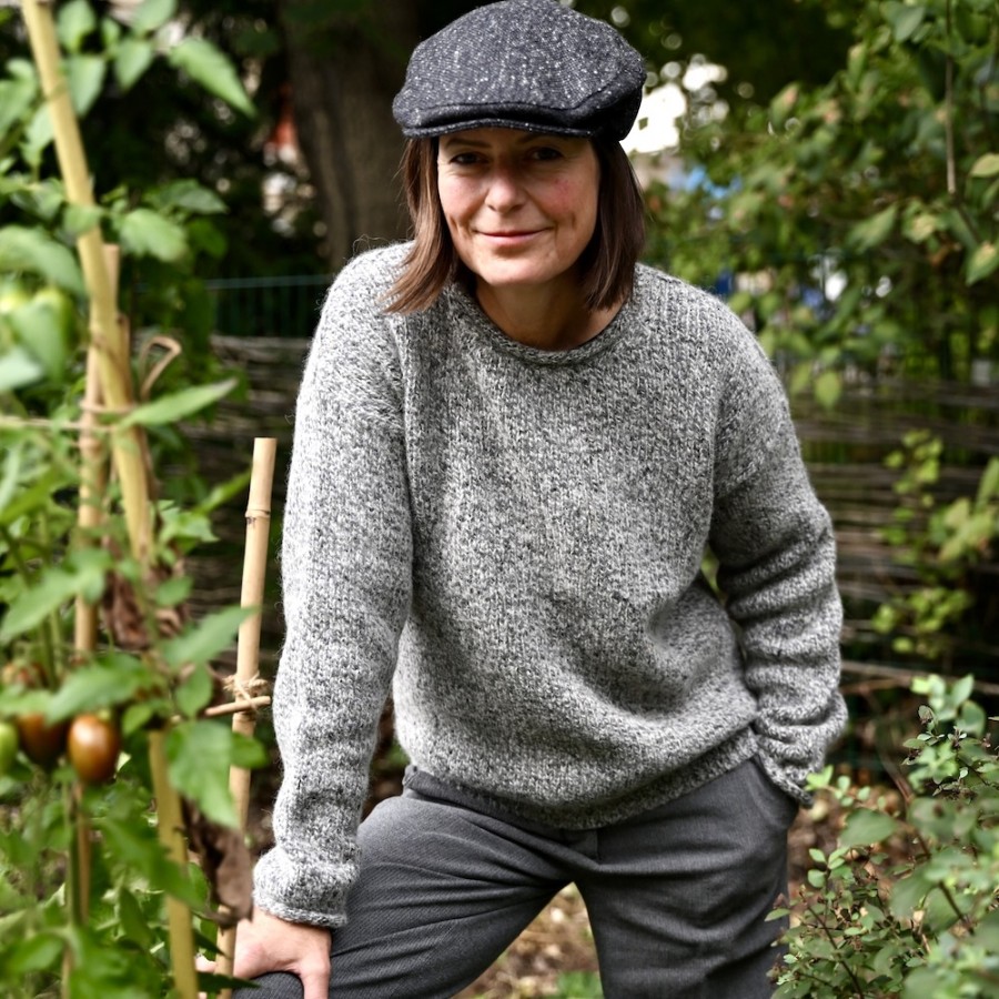 Donegal Tweed meets Alpaca - sehr weicher Rollbündchen Wollpullover von Fisherman