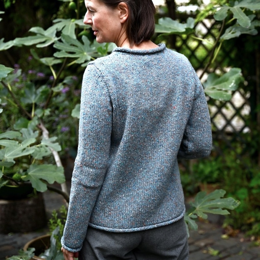 Der Rollbündchen Pullover MAIREAD M. ist ein echter Klassiker von FISHERMAN OUT OF IRELAND