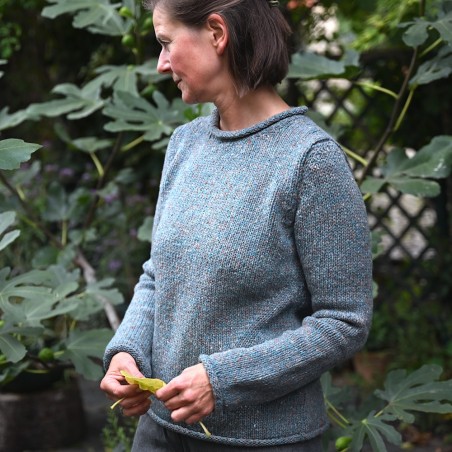 Der Rollbündchen Pullover MAIREAD M. ist ein echter Klassiker von FISHERMAN OUT OF IRELAND