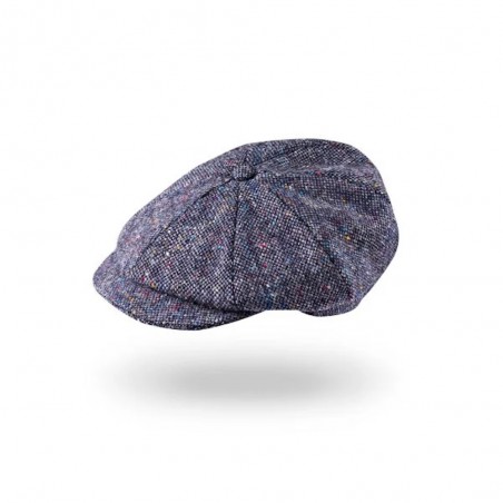 Irische Tweed Mütze DONEGAL 8P von der Weberei JOHN HANLY & Co.