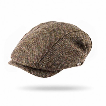 Irische Driving Tweed Mütze CAVAN von der Weberei JOHN HANLY & Co.