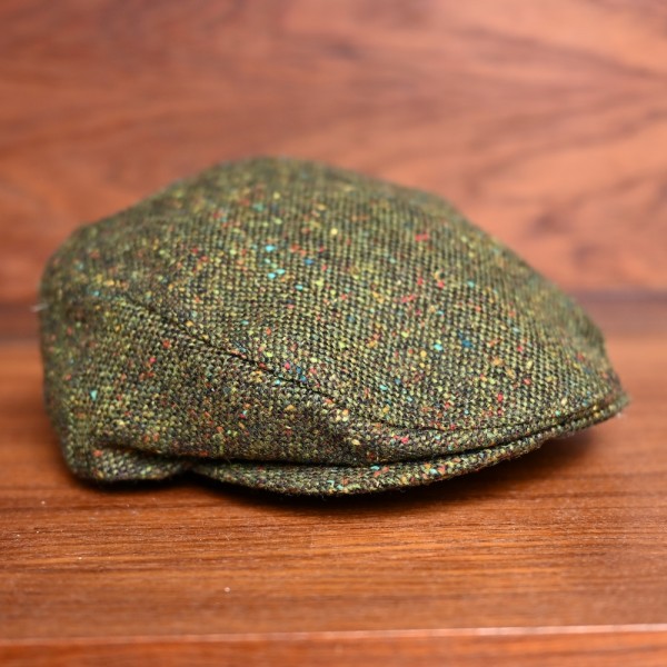 Original irische Tweed Mütze KILCAR von der Weberei JOHN HANLY & Co.