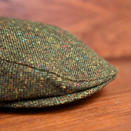 Original irische Tweed Mütze KILCAR von der Weberei JOHN HANLY & Co.