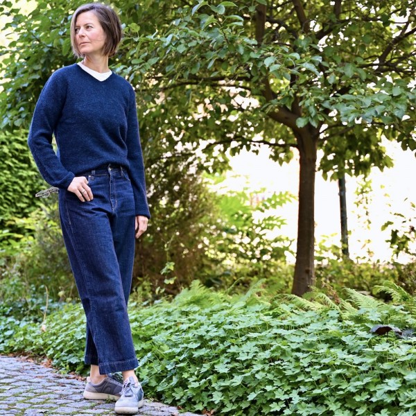 ILLOE ist ein Alpaka V.Neck Pullover von Les Racines du Ciel