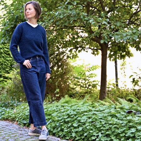 ILLOE ist ein Alpaka V.Neck Pullover von Les Racines du Ciel