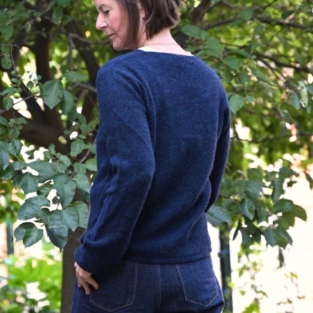 ILLOE ist ein Alpaka V.Neck Pullover von Les Racines du Ciel
