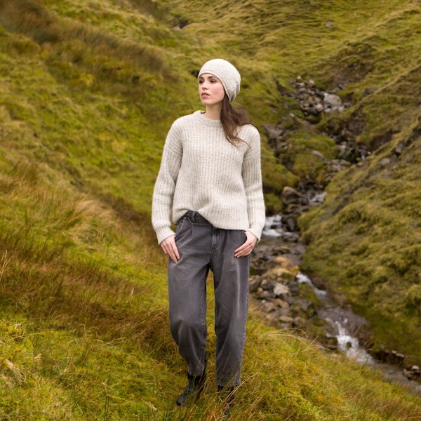 Leichte Alpaka Beanie/Mütze von Fisherman out of Ireland.