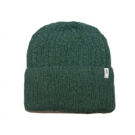 Medellin Hat - Grüne Alpaka Mütze von INTI Knitwear