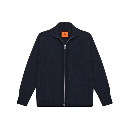 Schwere Full-Zip Strickjacke ausMerinowolle von Andersen Andersen aus Kopenhagen