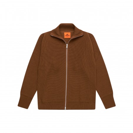 Schwere Full-Zip Strickjacke ausMerinowolle von Andersen Andersen aus Kopenhagen