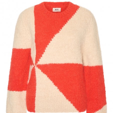 Handgestrickter Alpaka Pullover von INTI Knitwear.