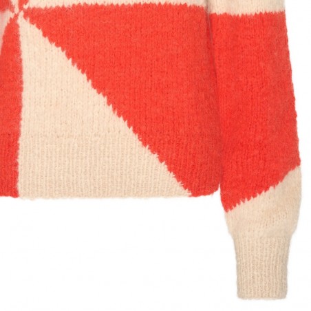 Handgestrickter Alpaka Pullover von INTI Knitwear.