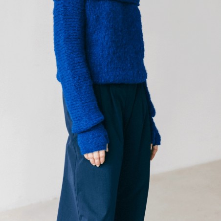 Handgestrickter Alpaka Pullover GLADIS von INTI Knitwear.
