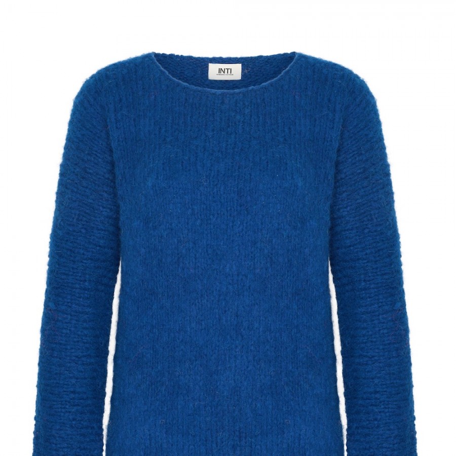 Handgestrickter Alpaka Pullover GLADIS von INTI Knitwear.