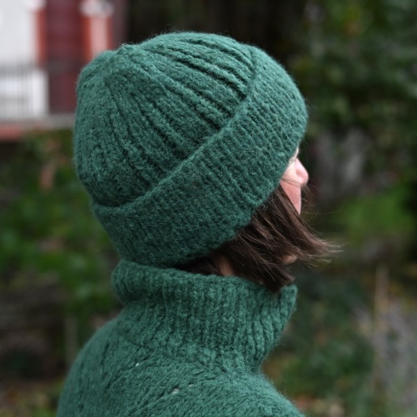Medellin Hat - Grüne Alpaka Mütze von INTI Knitwear