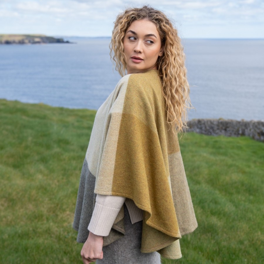 Erstklassiger Lambswool Überwurf aus der irischen Weberei JOHN HANLY