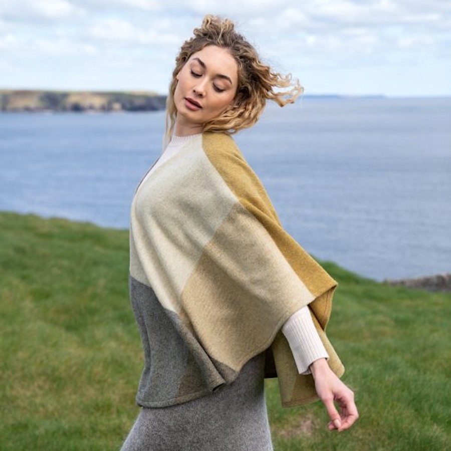 Erstklassiger Lambswool Überwurf aus der irischen Weberei JOHN HANLY