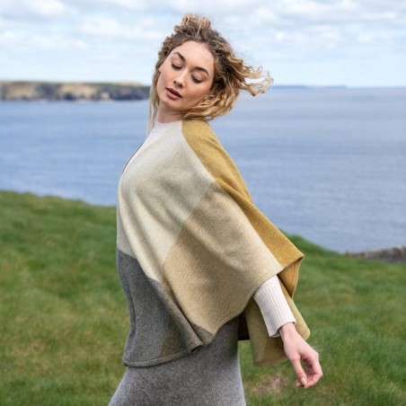 Erstklassiger Lambswool Überwurf aus der irischen Weberei JOHN HANLY