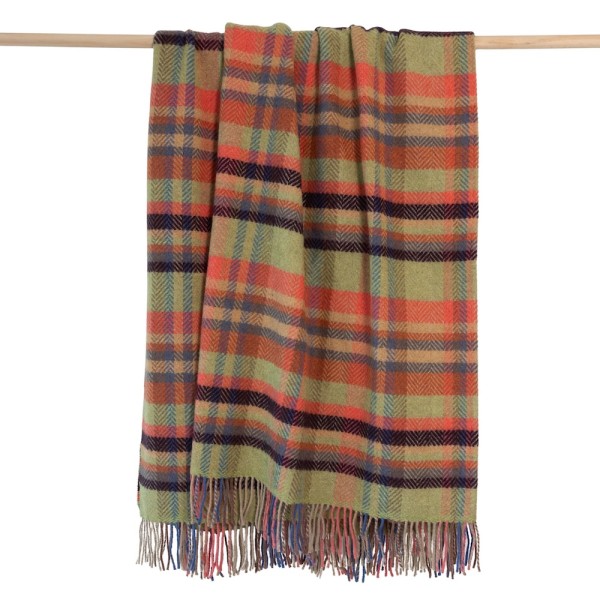 Weiche Merino-Kaschmir Wolldecke FIELD von JOHN HANLY aus Irland.