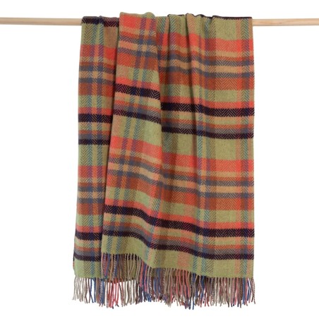 Weiche Merino-Kaschmir Wolldecke FIELD von JOHN HANLY aus Irland.