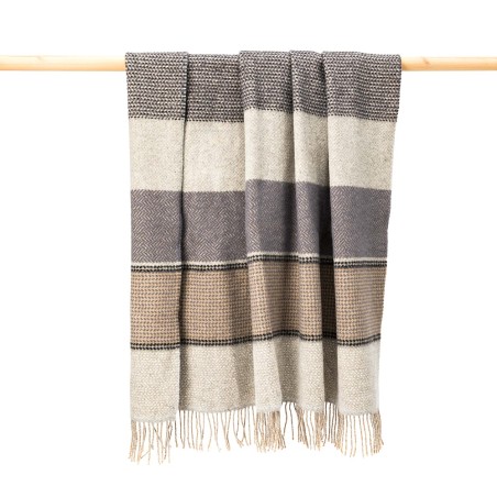 Weiche Merino-Kaschmir Wolldecke BALLYCOMMON von der irischen Weberei JOHN HANLY.