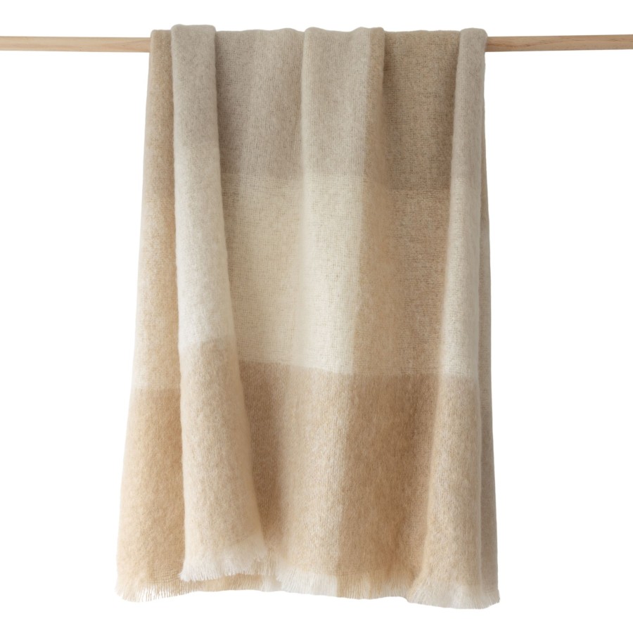Irische Mohair Wohndecke von der Weberei JOHN HANLY & Co.